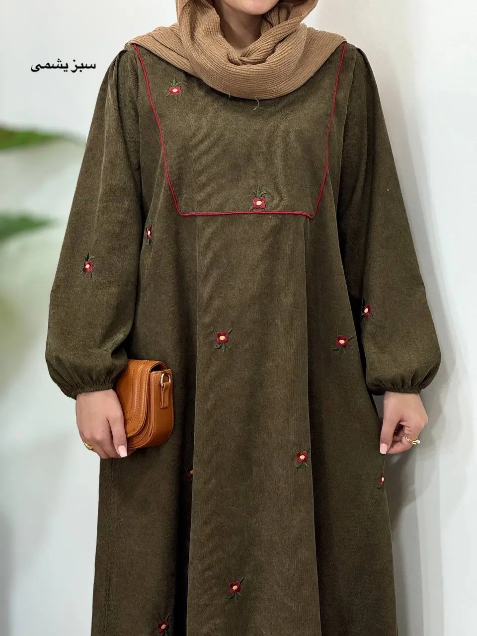 پیراهن مانتویی گلدوزی مهیاس 1